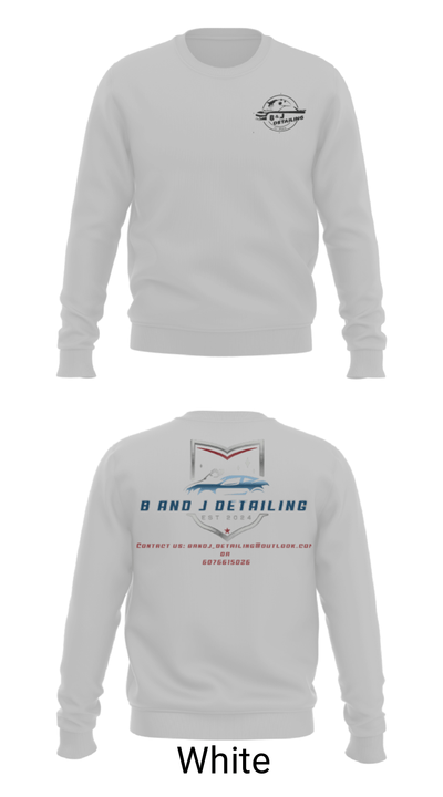 B and J Detailing 43609059 Crew Neck Sweatshirt - 2