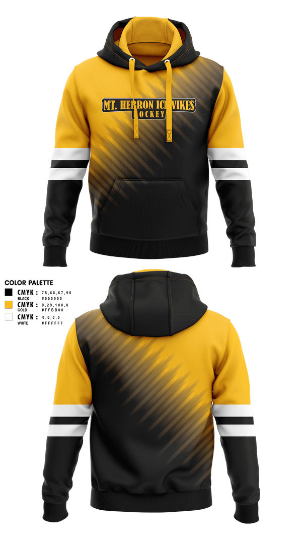 Hoodie, Mt. Hebron Ice Vikes, Ice Hockey, Teamtime, Team time, sublimation, custom sports apparel, team uniforms, spirit wear, spiritwear, sports uniforms, custom shirts, team store, custom team store, fundraiser sports, apparel fundraiser