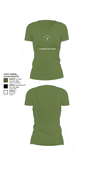 Women's Short Sleeve Vneck Shirt, C-1-10 Troop 2 Ghetto Boys, Army, Teamtime, Team time, sublimation, custom sports apparel, team uniforms, spirit wear, spiritwear, sports uniforms, custom shirts, team store, custom team store, fundraiser sports, apparel fundraiser