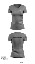 Corrections 76968575 Women's Short Sleeve V-neck Shirt - 150