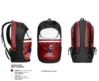 Gear Bag, Cobden High School Basketball, Men's Basketball, Teamtime, Team time, sublimation, custom sports apparel, team uniforms, spirit wear, spiritwear, sports uniforms, custom shirts, team store, custom team store, fundraiser sports, apparel fundraiser