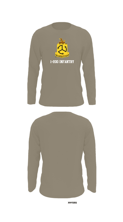 1-200 Infantry 56519387 Long Sleeve Performance Shirt 69