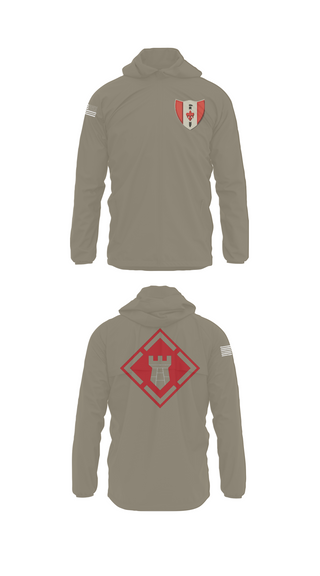 Windbreaker, 46th Engineer Battalion, Army, Teamtime, Team time, sublimation, custom sports apparel, team uniforms, spirit wear, spiritwear, sports uniforms, custom shirts, team store, custom team store, fundraiser sports, apparel fundraiser