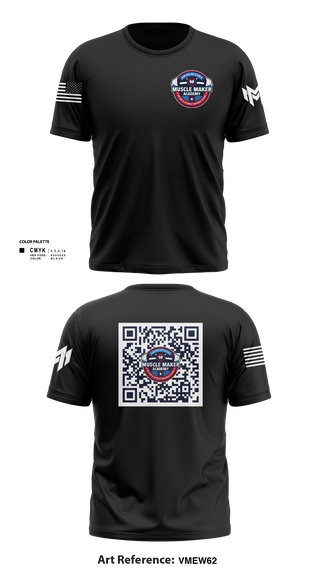 Old School Cotton Feel Shirt, Muscle Maker Academy, , Teamtime, Team time, sublimation, custom sports apparel, team uniforms, spirit wear, spiritwear, sports uniforms, custom shirts, team store, custom team store, fundraiser sports, apparel fundraiser