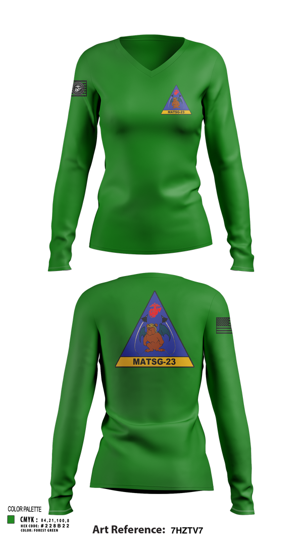 Womens Long Sleeve Vneck Shirt, matsg-23, Marines, Teamtime, Team time, sublimation, custom sports apparel, team uniforms, spirit wear, spiritwear, sports uniforms, custom shirts, team store, custom team store, fundraiser sports, apparel fundraiser