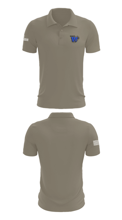 Clarksdale High School Basketball 83050417 Short Sleeve Performance Polo - 26