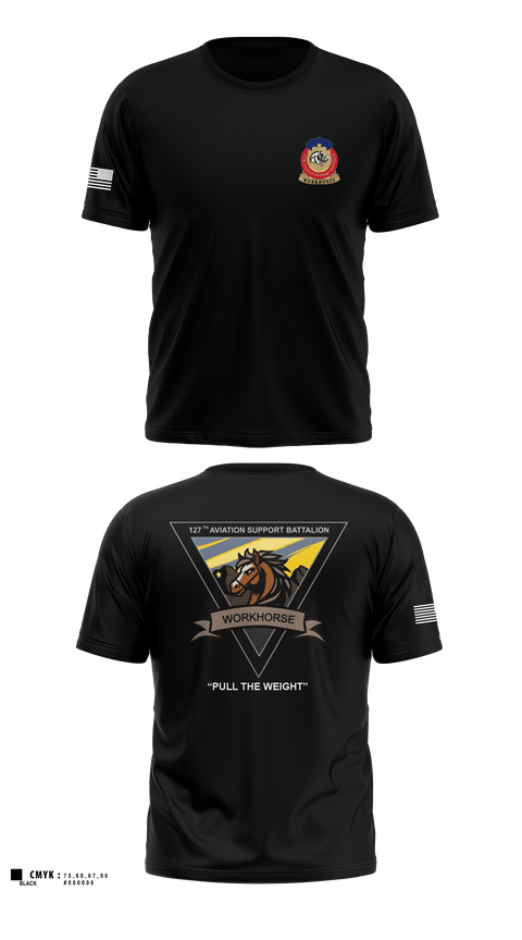 Short Sleeve Performance Shirt, 127th ASB WORKHORSE, Army, Teamtime, Team time, sublimation, custom sports apparel, team uniforms, spirit wear, spiritwear, sports uniforms, custom shirts, team store, custom team store, fundraiser sports, apparel fundraiser