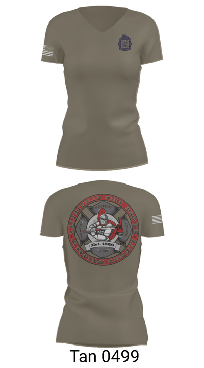 GFR Station 3 95444418 Women's Short Sleeve V-neck Shirt - 68
