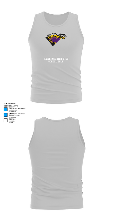Waconia Senior High School Golf 70666759 Tank Top - 13