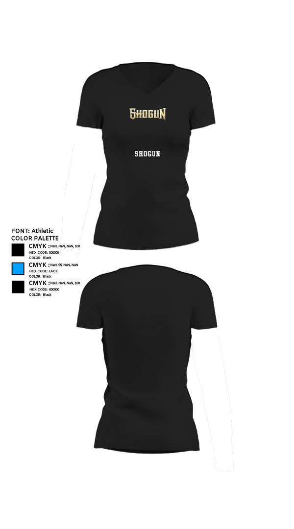 Womens Short Sleeve Vneck Shirt, Shogun, , Teamtime, Team time, sublimation, custom sports apparel, team uniforms, spirit wear, spiritwear, sports uniforms, custom shirts, team store, custom team store, fundraiser sports, apparel fundraiser