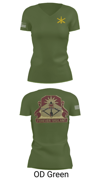 Womens Short Sleeve Vneck Shirt, BTRY-B 1/188th, National Guard, Teamtime, Team time, sublimation, custom sports apparel, team uniforms, spirit wear, spiritwear, sports uniforms, custom shirts, team store, custom team store, fundraiser sports, apparel fundraiser