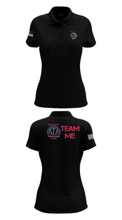 Lady Warriors 17642628 Women's Short Sleeve Performance Polo  - 36