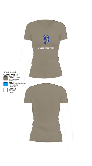 Womens Short Sleeve Vneck Shirt, Manor New Tech, Women's Basketball, Teamtime, Team time, sublimation, custom sports apparel, team uniforms, spirit wear, spiritwear, sports uniforms, custom shirts, team store, custom team store, fundraiser sports, apparel fundraiser