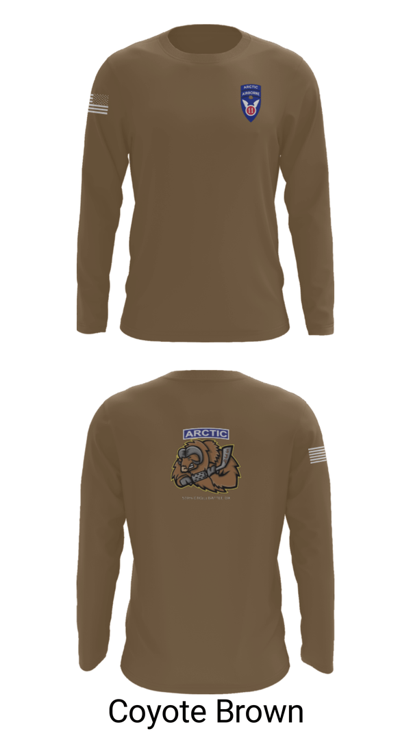 Long Sleeve Performance Shirt, 539th CTC(L), Army, Teamtime, Team time, sublimation, custom sports apparel, team uniforms, spirit wear, spiritwear, sports uniforms, custom shirts, team store, custom team store, fundraiser sports, apparel fundraiser