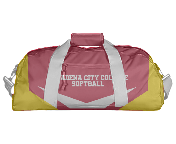Duffle Bag, Pasadena City College Softball, Softball, Teamtime, Team time, sublimation, custom sports apparel, team uniforms, spirit wear, spiritwear, sports uniforms, custom shirts, team store, custom team store, fundraiser sports, apparel fundraiser