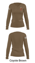2-15 80245726 Women's Long Sleeve V-neck Shirt - 10