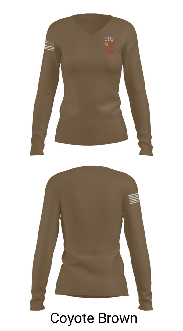 Women's Long Sleeve Vneck Shirt, 2-15, Army, Teamtime, Team time, sublimation, custom sports apparel, team uniforms, spirit wear, spiritwear, sports uniforms, custom shirts, team store, custom team store, fundraiser sports, apparel fundraiser