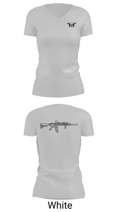 Tactical Miami Training 85748416 Women's Short Sleeve V-neck Shirt - 19