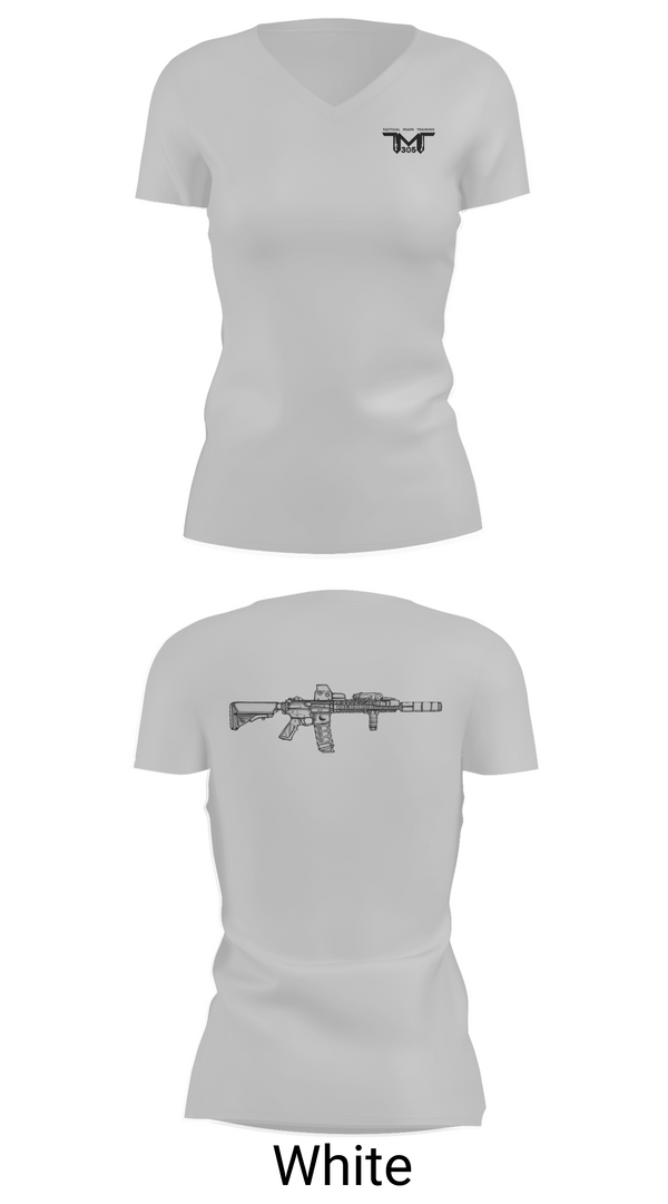 Womens Short Sleeve Vneck Shirt, Tactical Miami Training, Space Force, Teamtime, Team time, sublimation, custom sports apparel, team uniforms, spirit wear, spiritwear, sports uniforms, custom shirts, team store, custom team store, fundraiser sports, apparel fundraiser