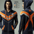 College Place High School Cross Country 5484368 Zip Hoodie - 1
