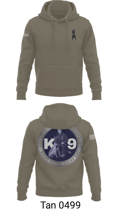 Los Alamitos Police K9 92789810 Hoodie - 74