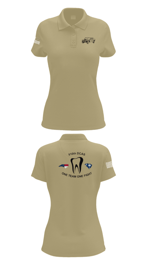 Womens Short Sleeve Performance Polo, 810th med co, Army, Teamtime, Team time, sublimation, custom sports apparel, team uniforms, spirit wear, spiritwear, sports uniforms, custom shirts, team store, custom team store, fundraiser sports, apparel fundraiser
