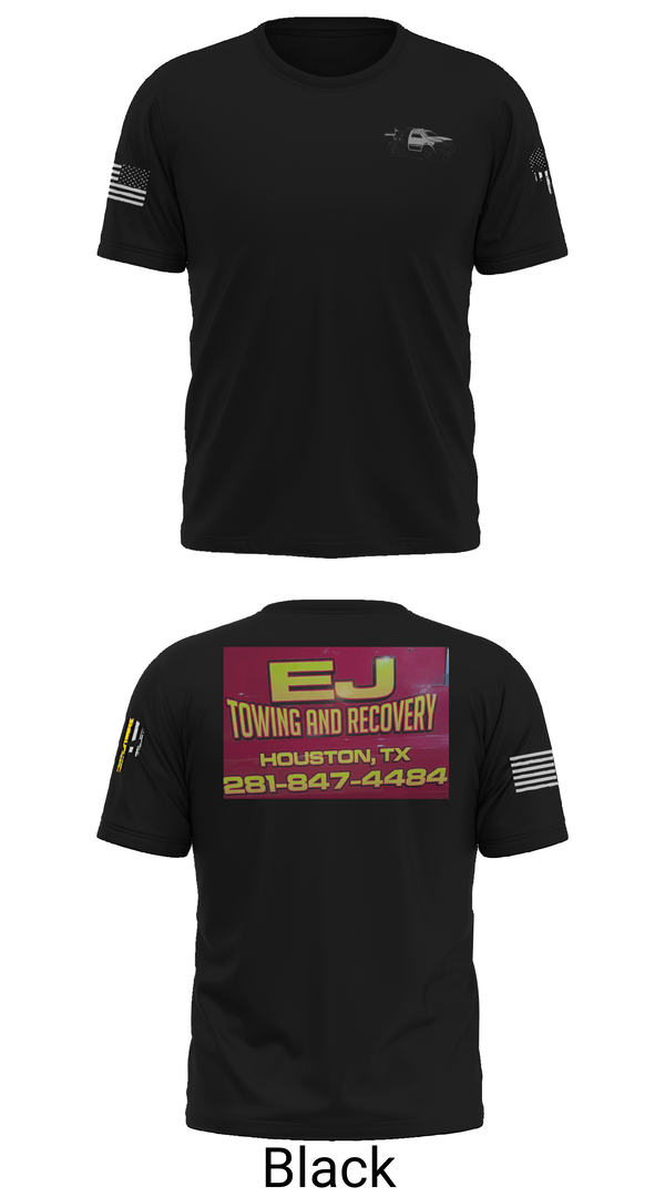 Old School Cotton Feel Shirt, EJ TOWING AND RECOVERY, , Teamtime, Team time, sublimation, custom sports apparel, team uniforms, spirit wear, spiritwear, sports uniforms, custom shirts, team store, custom team store, fundraiser sports, apparel fundraiser