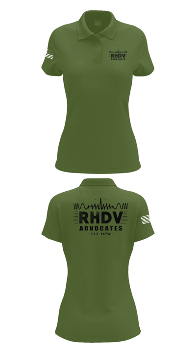 711 HPW/RHDV 93111099 Women's Short Sleeve Performance Polo  - 55