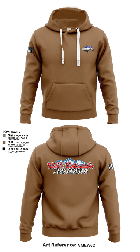 Hoodie, USS Colorado, Navy, Teamtime, Team time, sublimation, custom sports apparel, team uniforms, spirit wear, spiritwear, sports uniforms, custom shirts, team store, custom team store, fundraiser sports, apparel fundraiser