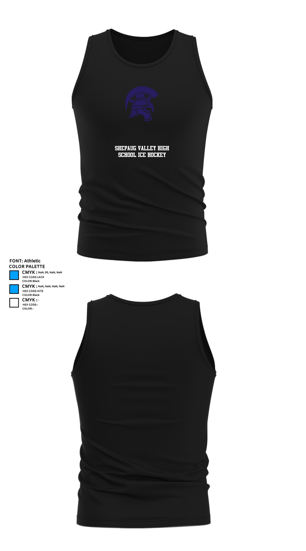 Tank Top, Shepaug Valley High School Ice Hockey, Ice Hockey, Teamtime, Team time, sublimation, custom sports apparel, team uniforms, spirit wear, spiritwear, sports uniforms, custom shirts, team store, custom team store, fundraiser sports, apparel fundraiser