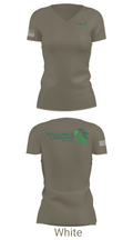 Moils Lawn and landscape 2540388 Women's Short Sleeve V-neck Shirt - 19