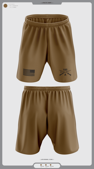 ACO 1-185INF 95033449 Athletic Shorts With Pockets - 1