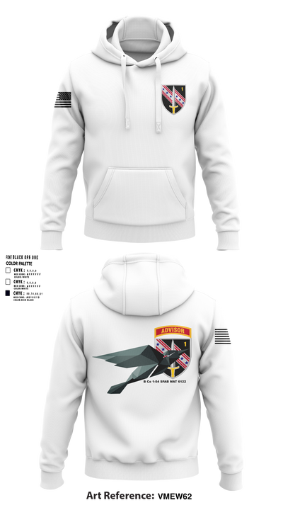 B Co 1-54 SFAB MAT 6122 Hoodie - 31