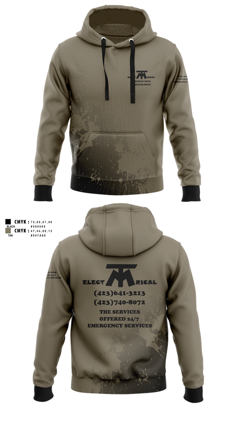 Hoodie, MT ELECTRICAL SERVICES, , Teamtime, Team time, sublimation, custom sports apparel, team uniforms, spirit wear, spiritwear, sports uniforms, custom shirts, team store, custom team store, fundraiser sports, apparel fundraiser