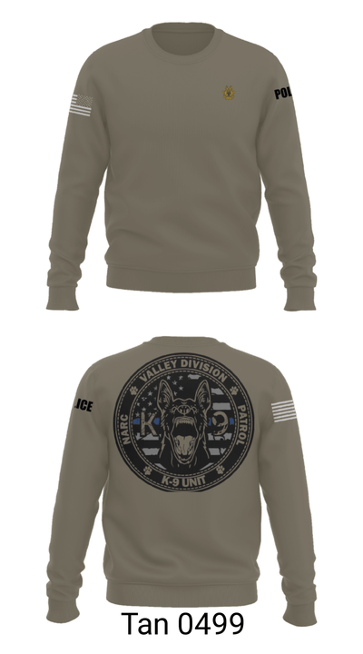 VALLEY K9 75951631 Crew Neck Sweatshirt - 62