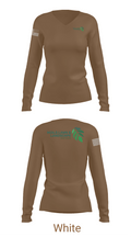 Moils Lawn and landscape 2540388 Women's Long Sleeve V-neck Shirt - 16