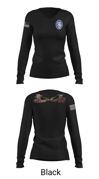 1-194 C Co 67170059 Women's Long Sleeve V-neck Shirt - 35