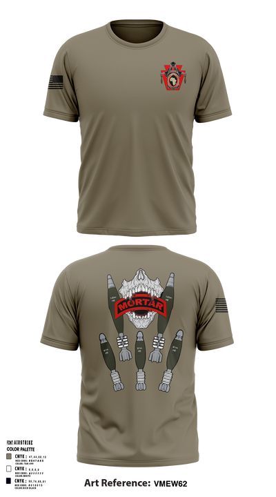 Mortar 1-111 Short Sleeve Performance Shirt - 1