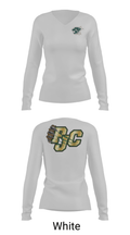 Plainfield Junior Cats Football/Cheer 32952024 Women's Long Sleeve V-neck Shirt - 9