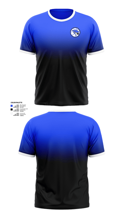 Merrill High School Basketball 85128934 Short Sleeve Performance Shirt - 40