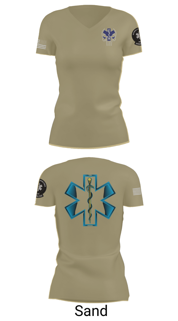 Womens Short Sleeve Vneck Shirt, 700, Army, Teamtime, Team time, sublimation, custom sports apparel, team uniforms, spirit wear, spiritwear, sports uniforms, custom shirts, team store, custom team store, fundraiser sports, apparel fundraiser