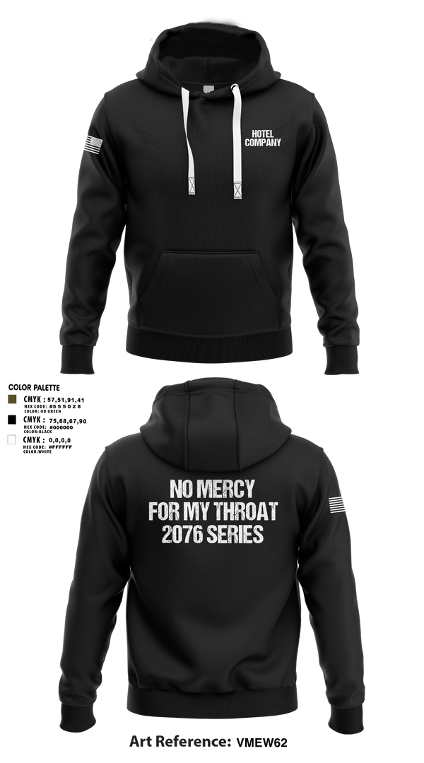 Hoodie, Hotel Company, Marines, Teamtime, Team time, sublimation, custom sports apparel, team uniforms, spirit wear, spiritwear, sports uniforms, custom shirts, team store, custom team store, fundraiser sports, apparel fundraiser