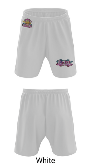 Athletic Shorts With Pockets, Sweet Thangs, , Teamtime, Team time, sublimation, custom sports apparel, team uniforms, spirit wear, spiritwear, sports uniforms, custom shirts, team store, custom team store, fundraiser sports, apparel fundraiser
