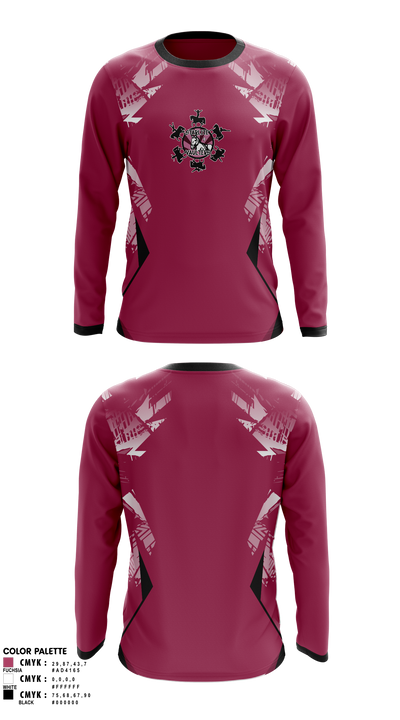 Starlite Vaulters 9776462 Long Sleeve Performance Shirt 1