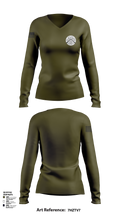 787 Tactical 11331515 Women's Long Sleeve V-neck Shirt - 105