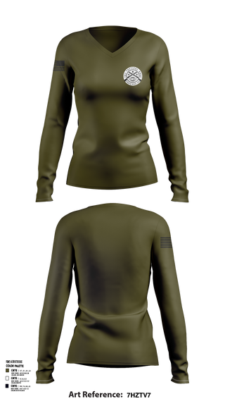 Womens Long Sleeve Vneck Shirt, 787 Tactical, , Teamtime, Team time, sublimation, custom sports apparel, team uniforms, spirit wear, spiritwear, sports uniforms, custom shirts, team store, custom team store, fundraiser sports, apparel fundraiser