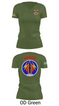 4/9 Field Artillery 56 Command (Pershing) 34975025 Women's Short Sleeve V-neck Shirt - 48