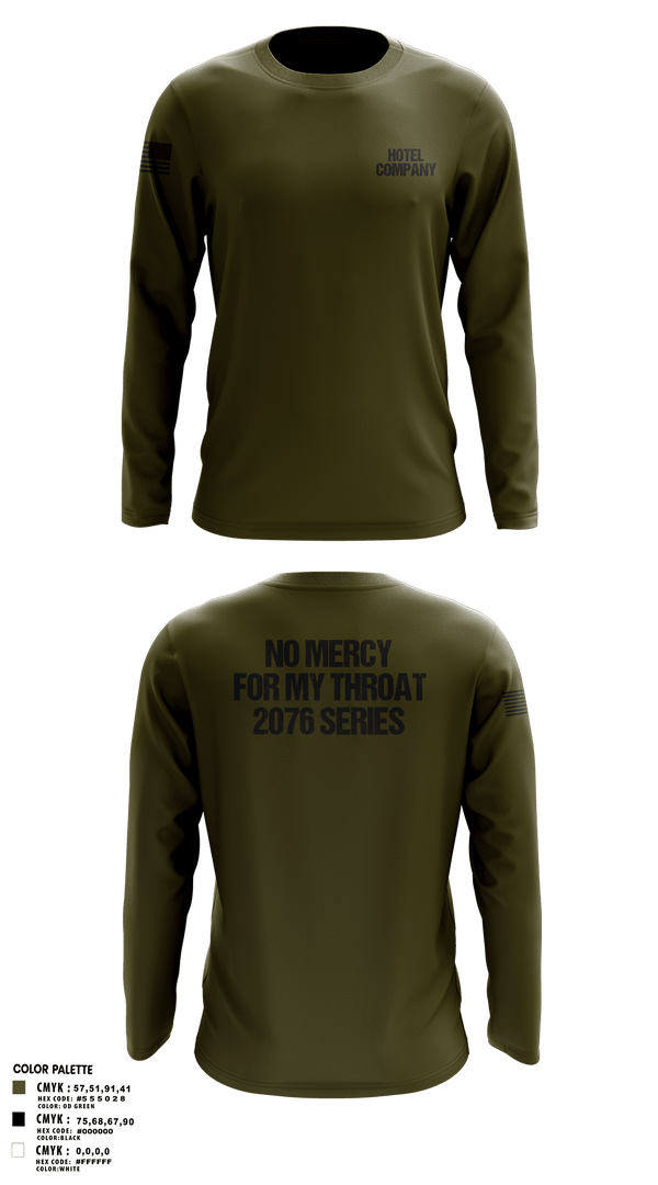 Long Sleeve Performance Shirt, Hotel Company, Marines, Teamtime, Team time, sublimation, custom sports apparel, team uniforms, spirit wear, spiritwear, sports uniforms, custom shirts, team store, custom team store, fundraiser sports, apparel fundraiser