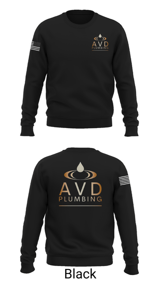Crew Neck Sweatshirt, Avd plumbing, , Teamtime, Team time, sublimation, custom sports apparel, team uniforms, spirit wear, spiritwear, sports uniforms, custom shirts, team store, custom team store, fundraiser sports, apparel fundraiser