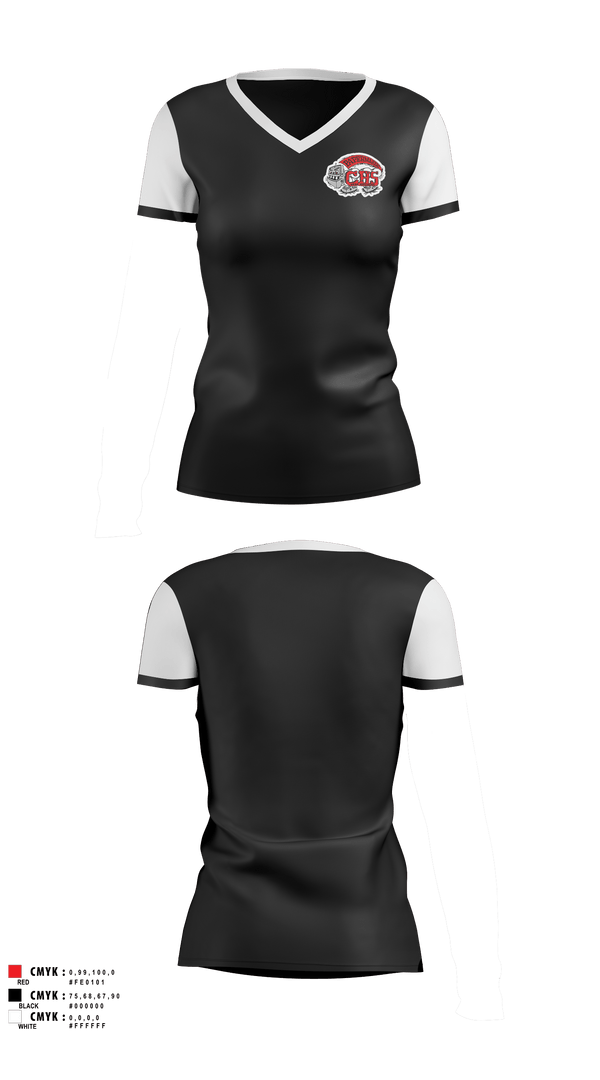 Womens Short Sleeve Vneck Shirt, Camas High School Swimming, Swimming, Teamtime, Team time, sublimation, custom sports apparel, team uniforms, spirit wear, spiritwear, sports uniforms, custom shirts, team store, custom team store, fundraiser sports, apparel fundraiser